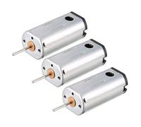 sourcing map DC Moteur 3.7V 36600RPM ± 5% Électrique Micro Moteur Rond Arbre Pour Bateau Modèle