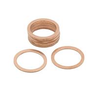 sourcing map Dia Interne 18 mm rondelle cuivre Télé Location plaque étanchéité joint 10pcs