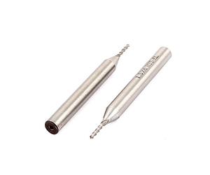 sourcing map Diamètre de coupe 1,5 mm Tige 6mm 4 cannelures Fraise en bout HSS-AL Embout CNC 2Pcs