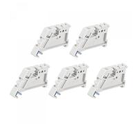 sourcing map DIN Rail Montage Borniers Extrémité Butée Vis Type Pince Blanc EW/35 Paquet de 20