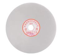 sourcing map Disque de ponçage diamant de 150 mm, grain 2000 avec trou de mandrin, disque plat de polissage pour pierre précieuse, carrelage, porcelaine, verre, pierre, métal