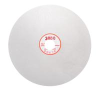 sourcing map Disque de ponçage diamant de 200 mm, grain 3000, trou d'arbre de 2,5 cm, disque de polissage plat pour pierre précieuse, carrelage, porcelaine, verre, pierre, métal