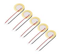 sourcing map Disque Piezo acoustique Guitare Déclencheur précâblé Transducteur 27mm(5Pack)