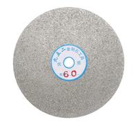 sourcing map Disque plat diamant de 15,2 x 1,27 cm, grain 60, meule abrasive avec revêtement diamant pour meulage, polissage, céramique, verre, pierres, pierres précieuses