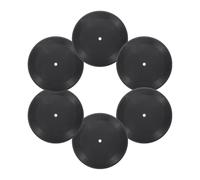 sourcing map Disques vinyle vierges en PVC uni, rétro pour maison, studio, chambre, esthétique murale, Noir , 18 cm, Rétro