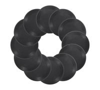 sourcing map Disques vinyle vierges unis imitation rétro pour maison, studio, chambre, esthétique murale, Noir , 18 cm, Rétro