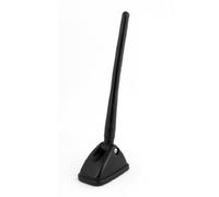 sourcing map Dos adhésif décoratif en Plastique Noir AM FM Antenne factice Toit Voiture