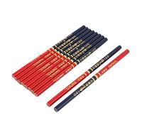 sourcing map Double tête école dessin crayon charpentier Mark écrit Rouge Bleu 10pcs