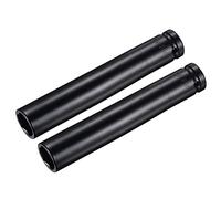 sourcing map Douille Impact 19mm 6 Pans 1/2" Empreinte Profondeur Traité thermiquement douille à choc CR-V Acier 150mm (6") Longueur Métrique Dimensions 2 Pcs