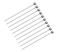 sourcing map Droit Éjecteur Broches, 1.5mm (1/16") Diamètre 65Mn Acier Rond Pointe Poinçon 100mm (4") Long pour Mécanique Entretien 10Pcs