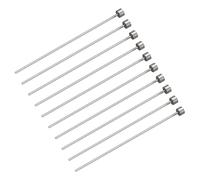 sourcing map Droit Éjecteur Broches, 2mm (5/64") Diamètre 65Mn Acier Rond Pointe Poinçon 100mm (4") Long pour Mécanique Entretien 10Pcs