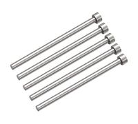 sourcing map Droit Éjecteur Broches, 8mm (5/16") Diamètre 65Mn Acier Rond Pointe Poinçon 150mm (6") Long pour Mécanique Entretien 5Pcs