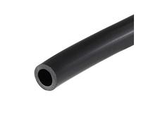 sourcing map Durite Tuyau Huile Graissage 4mm ID x 6mm OD 5m Noir Caoutchouc Eau Tuyau Tube