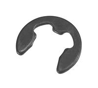 sourcing map E-Clip Circlip - 12mm Anneau élastique Arbre Retenue Externe Acier Carbone Noir 100Pcs