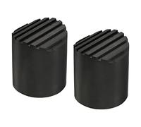 sourcing map Échelle Antidérapant Pieds Tapis 44mm ID Caoutchouc Rond Télescopique Échelle Accessoires Coussin Housse Coussin pour Échelle Protection Noir 2Pcs