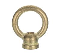 sourcing map Écrou à œil - Charge maximale de 100 kg - Filetage M10 - Anneau femelle en cuivre pour suspension de lustre - 46 x 39 mm