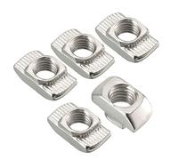 sourcing map Écrou à Rainure en T Coulissant filetage M8 Pour série 4545 Profil aluminium extrudé 10 Pcs