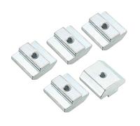 sourcing map Écrou à Rainure en T Coulissant M4 fileté Pour série 4040 Extrusion aluminium Profil 12Pcs