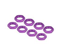 sourcing map Écrou de Roue en Aluminium de 17 mm Pour Voiture RC, Filetage M12x1.0mm, Écrous Hexagonaux Pour Roues RC, Pour Voiture Modèle RC 1/8, Pièces Améliorées, Lot de 8 (Violet)