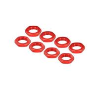 sourcing map Écrou de Roue en Aluminium de 17 mm Pour Voiture RC, Filetage M12x1.0mm, Écrous Hexagonaux Pour Roues RC, Pour Voiture Modèle RC 1/8, Pièces Améliorées, Lot de 8 (Rouge)