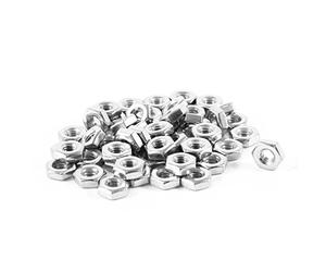 sourcing map Écrous Hexagonal Hexagone Écrou Filetage 8#-32 UNC en Acier Inoxydable 304 50Pcs