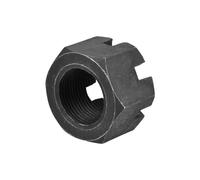 sourcing map Écrous Hexagonaux Fendus, Carbone Acier Hexagone Écrou M30x2mm