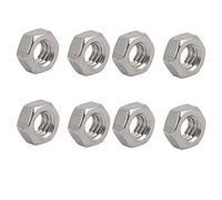 sourcing map Écrous Hexagonaux Hexagone Écrou Filetage 1/4-20 UNC en Acier Inoxydable 304 8Pcs