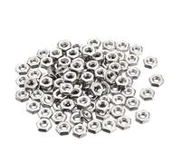 sourcing map Écrous Hexagonaux Hexagone Écrou Grossier Filetage 8#-32 en Acier Inoxydable 304 100Pcs