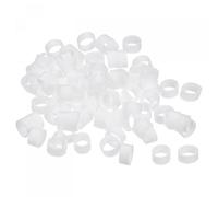sourcing map Élastiques Caoutchouc Silicone Bandes Anneaux 100Pcs Antidérapant 10mm Diamètre 0.7mm Épais 5mm Largeur pour Fil Corde Câble Enveloppe Liasse