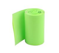 sourcing map Emballage Batterie Gaine Thermorétractable 2M 50mm Vert Clair PVC Thermorétractable Tuyau Couverture pour 2 x 18650 Batterie