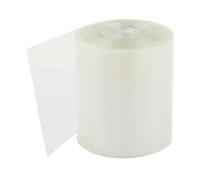 sourcing map Emballage Batterie Gaine Thermorétractable PVC Thermorétractable Tuyau Tube 85mm Plat Largeur pour 18650 Puissance Fournitures 5m Transparent