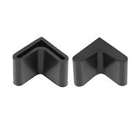 sourcing map Embout Caoutchouc Couvertures Meubles Capuchons Angle Forme L 24 x 24 x3mm Pieds Chaise Table 20Pcs