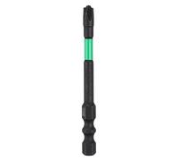 sourcing map Embout de tournevis à percussion d'électricien FPH2 de 7,6 cm avec tige hexagonale S2 en alliage d'acier alliage d'acier magnétique pour disjoncteur à air électrique, noir/vert