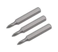 sourcing map Embout de Tournevis Ensemble Hex Jarret Magnétique Longueur S2 H5/32 x PH00 x 28mm 3Pcs