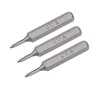 sourcing map Embout de Tournevis Ensemble Hex Jarret Magnétique Longueur S2 H5/32 x Y0.6 x 28mm 3Pcs