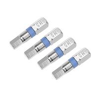sourcing map Embout de Tournevis Jarret H3 Hex S2 Haut Alliage Acier H1/4 x 25 x H5 4Pcs