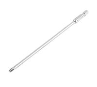 sourcing map Embout de Tournevis Queue hexagonale 1/4" 4mm PH2 cruciforme magnétique 150 mm long
