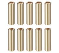 sourcing map Embout Lacet Bouchon de Cordon Alliage Corde Extrémité Serrure, 10pcs 25mm Métal Fermoir pour DIY Vêtements Sac dos Sacs, Doré