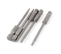 sourcing map Embout Tournevis Queue hexagonale 1/4" 2mm vis tête hexagonale tournevis magnétique longueur 75 mm, 5pcs