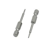 sourcing map Embouts de tournevis Torx T5 gris magnétiques 2 pièces
