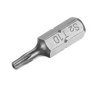 sourcing map Embouts Torx 1/4 Pouce Avec Tige Hexagonale De 25mmDe Longueur, Embout De Tournevis Magnétique T10 En Acier Allié S2