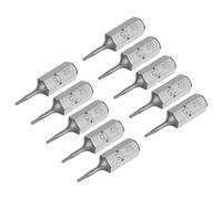 sourcing map Embouts Torx 1/4 Pouce Avec Tige Hexagonale De 25mmDe Longueur, Embout De Tournevis Magnétique T5 En Acier Allié S2, Lot De 10 Pièces