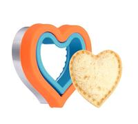 sourcing map Emporte-pièce pour sandwichs et scellants, jolis emporte-pièces, machine à sandwich, dérouleur de pain, accessoires de déjeuner en forme de cœur pour boîte à déjeuner, biscuits, déjeuner