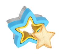 sourcing map Emporte-pièce pour sandwichs et scellants, jolis emporte-pièces, machine à sandwich, dérouleur de pain, accessoires de déjeuner en forme d'étoile pour boîte à déjeuner, biscuits, déjeuner