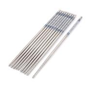 sourcing map en Acier Inoxydable de Table dîner Motif Floral 5 Paires de Baguettes