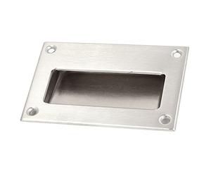 sourcing map en acier inoxydable encastré Flush Pull Finger insérer coulissante Poignée de porte