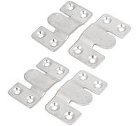 sourcing map en Acier Inoxydable Sectionnelles Interlock Canapé Couch connecteur Bracket 4 pcs