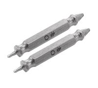 sourcing map Endommagé Vis Boulon Extracteur Dissolvant 2mm à 3mm HSS Acier à Haute Vitesse 2 Pcs