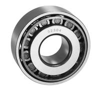 sourcing map Ensemble de roulements à rouleaux coniques 32304 - Alésage de 20 mm x 52 mm de diamètre extérieur x 22,25 mm d'épaisseur - En acier chromé - ABEC-3