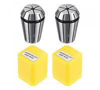 sourcing map ER20 Mandrin Ressort Pince Serrage 1/8" Collet pour CNC Gravure Machine Tour Fraisage 2Pcs